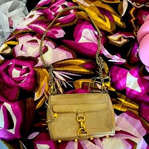 Beige Rebecca minkoff crossbody bag